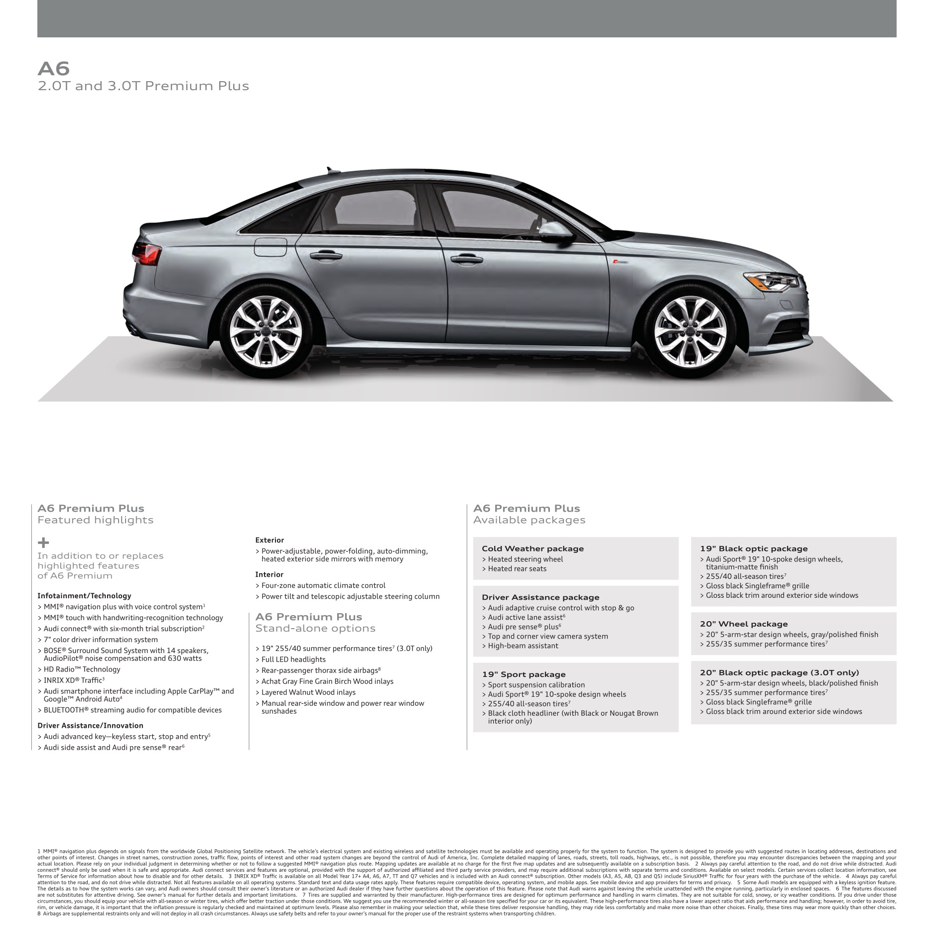2017 Audi A6 Brochure Page 17